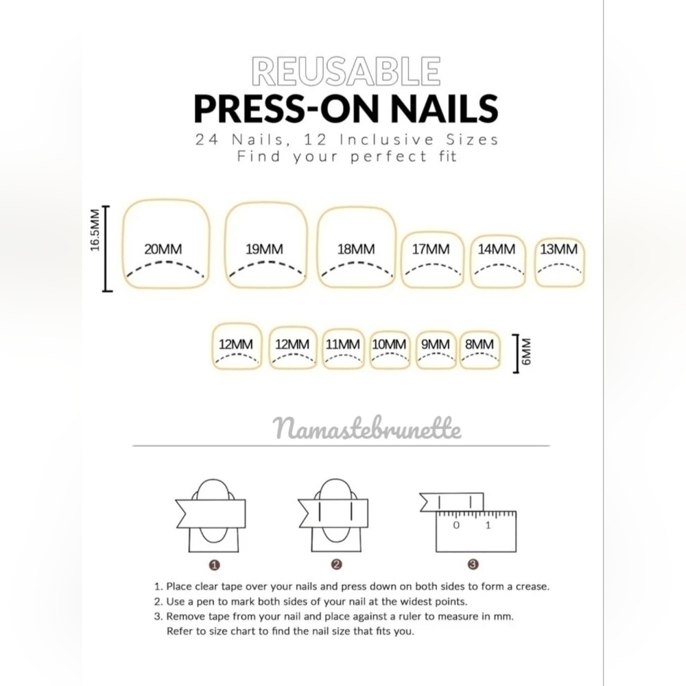 2/$16 3D Bows, Rhinestones, & Pearls Press on Toenails - Picture 11 of 17
